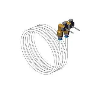 ALE11  Set hoses w. pins to ALE10